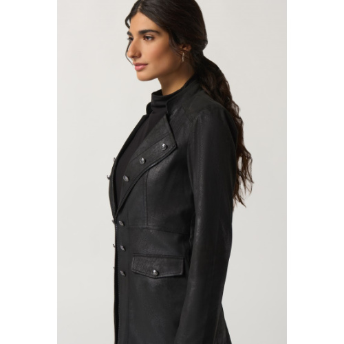 Womens long outlet black suede coats