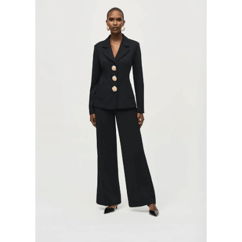 Joseph Ribkoff Scuba Crepe Wide-Leg Pull-On Pants at Helen Ainson