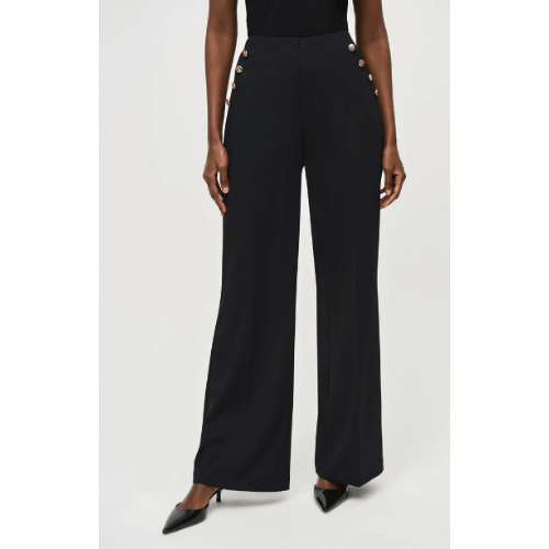 Joseph Ribkoff Scuba Crepe Wide-Leg Pull-On Pants at Helen Ainson