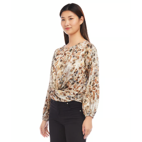 Karen Kane Boatneck Drape Top at Helen Ainson