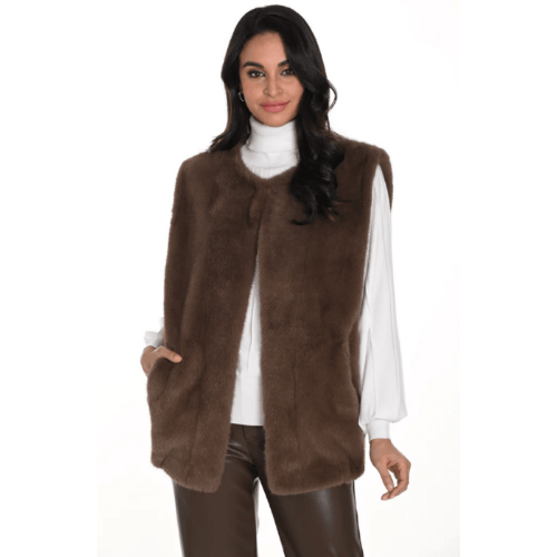 Frank Lyman Faux Fur Vest at Helen Ainson