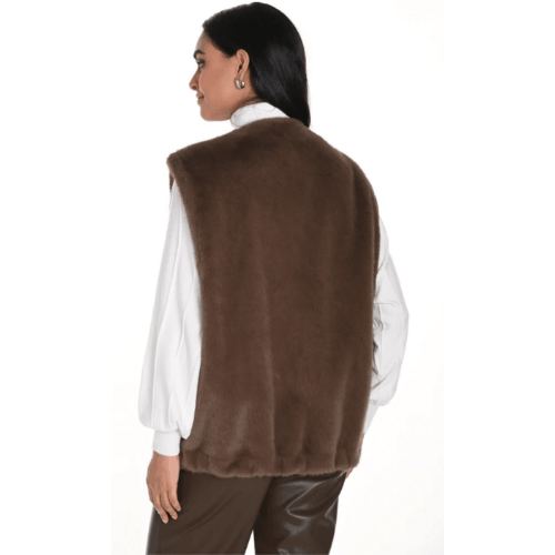 Frank Lyman Faux Fur Vest at Helen Ainson