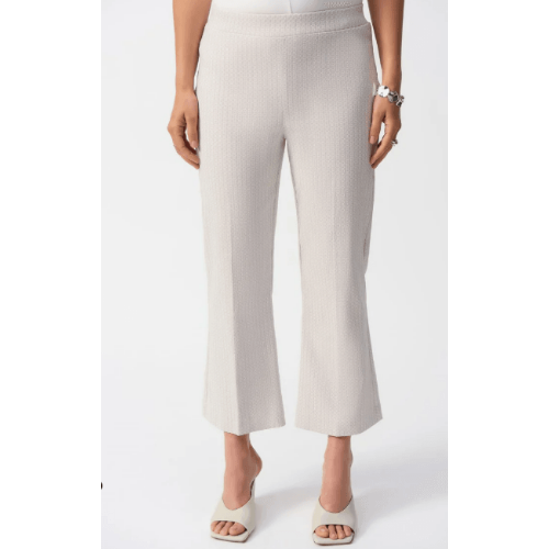 Joseph Ribkoff Geometric Jacquard Flared Pull-on Pants at Helen Ainson