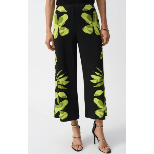 Joseph Ribkoff Silky Knit Floral Print Culotte Pants at Helen Ainson