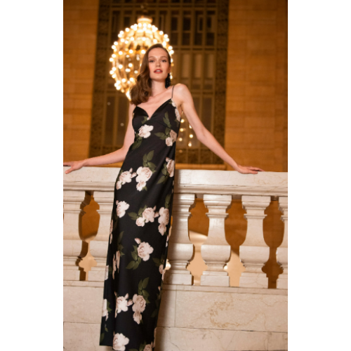 Sachin & Babi Alta Obsidian Blooms Gown at Helen Ainson