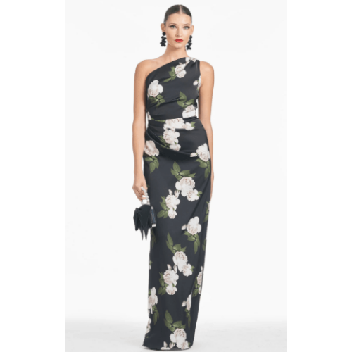 Sachin & Babi Delancy Obsidian Blooms Gown at Helen Ainson