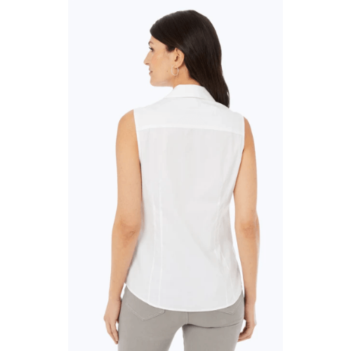 Foxcroft Taylor No Iron Stretch Sleeveless Shirt at Helen Ainson